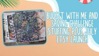 Budget with Me | Savings Challenge Day | July Etsy Release