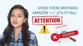 Amazon Store Tip: 8 Critical Utility Bill Mistakes to AVOID