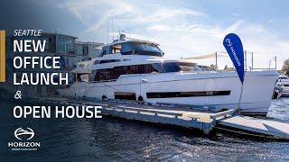 Inside the Horizon Yacht USA Seattle Office Grand Opening & V77 CMY Showcase