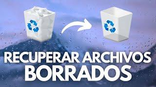 Recuperar documentos BORRADOS de la papelera de reciclaje GRATIS | Windows 