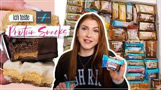 Ich teste (fast) ALLE MyProtein Snacks  (über 40 Snacks) 