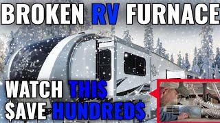 RV FURNACE REPAIR. RV Furnace Won't IGNITE? Blowing COLD AIR? Watch THIS!