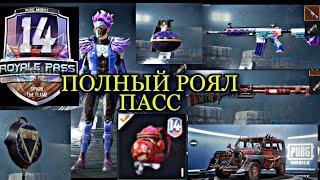 ПОЛНЫЙ ОБЗОР НОВОГО ROYALE PASS 14 СЕЗОНА 1-100 RP ПОЛНЫЙ НАГРАДЫ 0.19.0