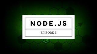 Node.js Tutorial - Episode 3 - How to require modules in node