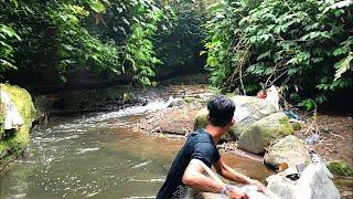 Gak nyangka Jala Ikan di Sungai kecil ini Tempat Reuni Mahser