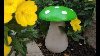 Garden Decoration Ideas from Cement | Cement Craft Ideas | DIY GARDEN FIGURES