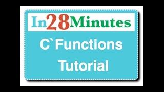 C Functions Tutorial : with Example Programs