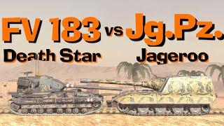 WOT Blitz Face Off || FV215b 183 vs Jg. Pz. E 100