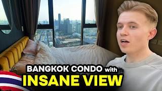 $500/Month city view condo tour Bangkok (Unbelievable!)