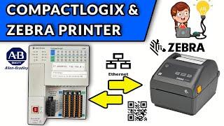 COMMUNICATE COMPACTLOGIX PLC WITH ZEBRA PRINTER