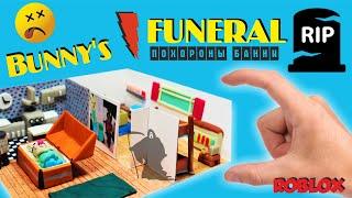 ROBLOX PIGGY:BUNNY'S FUNERAL/Miniature Bunny's house/ПОХОРОНЫ БАННИ