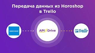 Horoshop and Trello integration | How to set up unloading orders from Horosop to Trello?