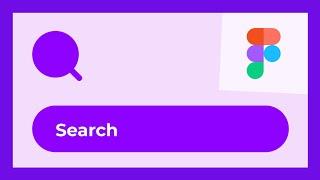 Design and Animate Expanding Search-bar in #Figma #tutorial