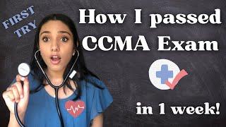 Medical Assistant CCMA Exam 🩺 - HOW I PASSED (1st try) | By a Certified MA