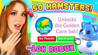 I Bought 50 HAMSTERS in Roblox Adopt Me to get the LEG DIAMOND HAMSTER!