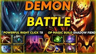 AMAZING DEMON BATTLE | POWERFUL RIGHT CLICK RANGE DEMON TERRORBLADE VS OP MAGICAL BUILD SHADOW FIEND