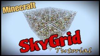 Minecraft SkyGrid Tutorial - Console