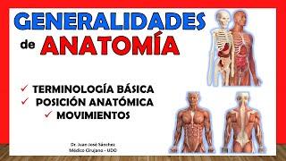  GENERALIDADES DE ANATOMÍA - Posición Anatómica, Terminología Anatómica. ¡Fácil y Sencillo!