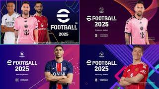 PES 2021 Menu eFootball 2025 CONCEPT V1 by PESNewupdate