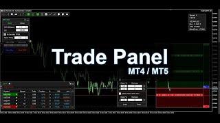 Trade Panel is a trade manager for manual trading on the Metatrader 4 and 5 platform.