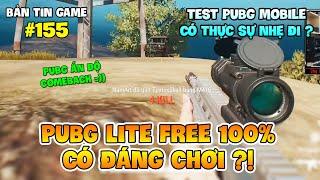 PUBG MOBILE CÓ THỰC SỰ NHẸ HƠN, PUBG LITE CHÍNH THỨC MIỄN PHÍ HOÀN TOÀN SAU ĐỘNG THÁI NÀY !