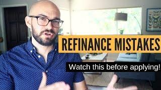 Car refinance mistakes | DON'T MAKE THEM!