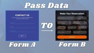 How to Pass One Form Data to another Form in Fluent Forms