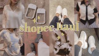 Cheapest Shopee Haul | Shopee Haul Part 7 (clothes: tops, pants, shoes & bags) 