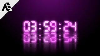 After Effects Tutorial: Countdown Timer Floor Reflection Effect (No Plugins)
