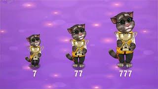 My Talking Tom Level 7 vs CuTe Tom Level 77 vs BaBy Tom Level 777 - Android Gameplay #7