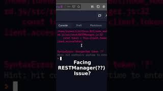 How to fix RESTManager/??/Discord.js 13 error?