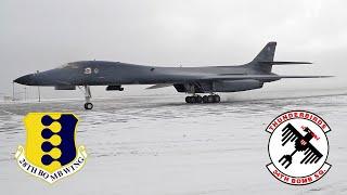 Winter Landings of B-1B Lancers at Ellsworth AFB (4K)