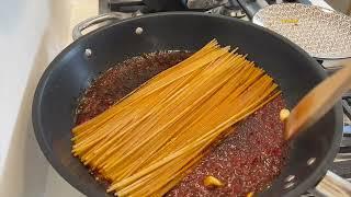 Fried Killer's Spaghetti recipe  - the Original Italian Spaghetti all'Assassina