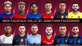 NEW FACEPACK VOL.27 BY JONATHAN FACEMAKER - PES 2021 & FOOTBALL LIFE