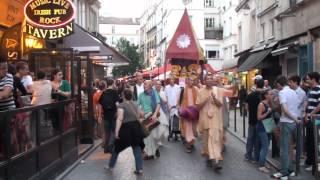 Chanting Hare Krishna in Paris