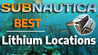 Where to find LITHIUM in Subnautica