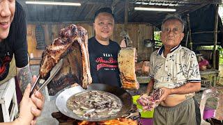 Masakan Borneo Sinalau Bakas Dan Sup Babi Hutan Campur Umbut // Kuah Nasi Sampai Banjir…//