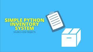 Simple Python Inventory System - Speed Code