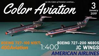 1:400 American Airlines Boeing 727 (Aircraft Models Testing Video #1)