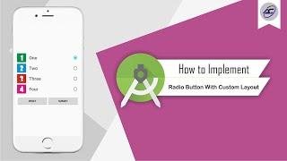 How to Implement Radio Button With Custom Layout in Android Studio | RadioGroupPlus | Android Coding