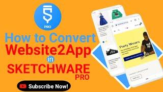How to convert website to app  Sketchware Pro
