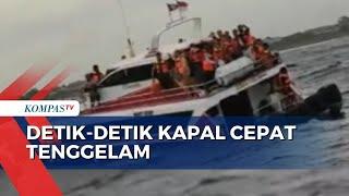 Kapal Cepat Tenggelam karena Alami Kebocoran, Penumpang Berusaha Selamatkan Diri