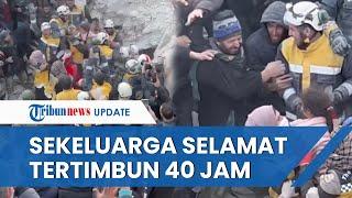 MUKJIZAT GEMPA TURKI SURIAH, 1 Keluarga Ditemukan Selamat seusai Tertimbun Bangunan 40 Jam