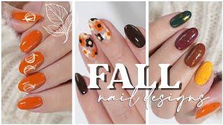 FALL NAIL ART  Cute & Easy Nail Art Design Compilation