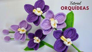 Tutorial Orquídeas A Crochet | Crochet OrchidMayelin Ros