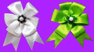 Satin ribben flower making/ by craft messenger