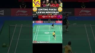 Skill Anthony Ginting Paksa lawan menyerah #badminton #bwf