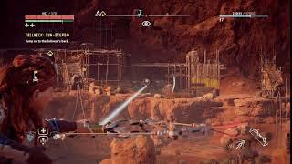 Horizon Zero Dawn, Shadow sharpshot bow distance head shot