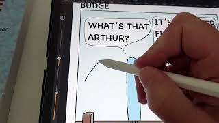 Fixing wriggly lines drawing on an iPad Pro with a glass screen protector