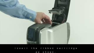 Zebra ZC100/300 Series Card Printer - How To: Loading Ribbon